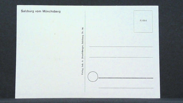 Salzburg vom Mönchsberg gegen Schloss Hohensalzburg Gemälde JW 5002063 F