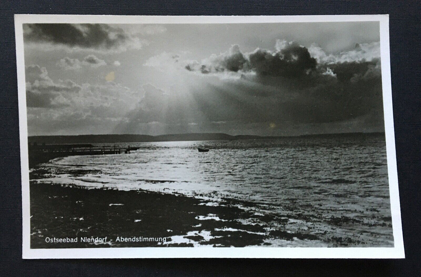 Ostseebad Niendorf Abendstimmung Boot Schleswig-Holstein Deutschland 4006591 TH