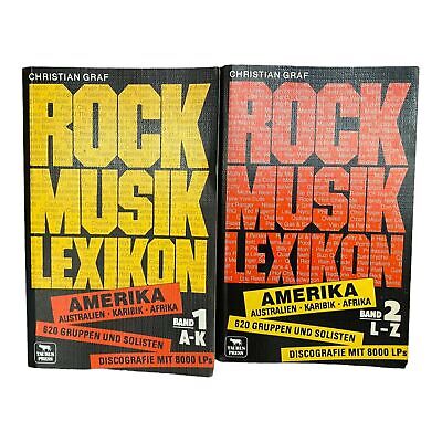 640 Christian Graf ROCK MUSIK LEXIKON BAND 1 UND 2 620 GRUPPEN UND SOLISTEN