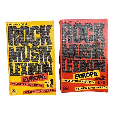 641 Christian Graf ROCK MUSIK LEXIKON BAND 1 UND 2 Europa