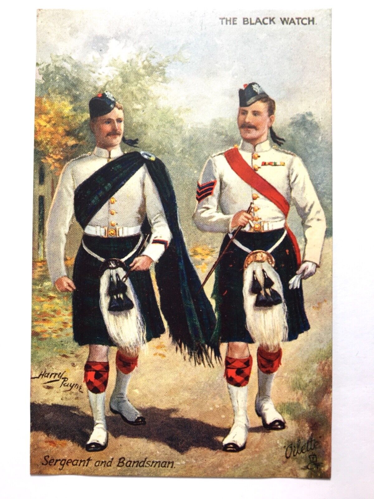 The Black Watch - Sergeant & Bandsman - Sergeant & Musiker 40268 TH