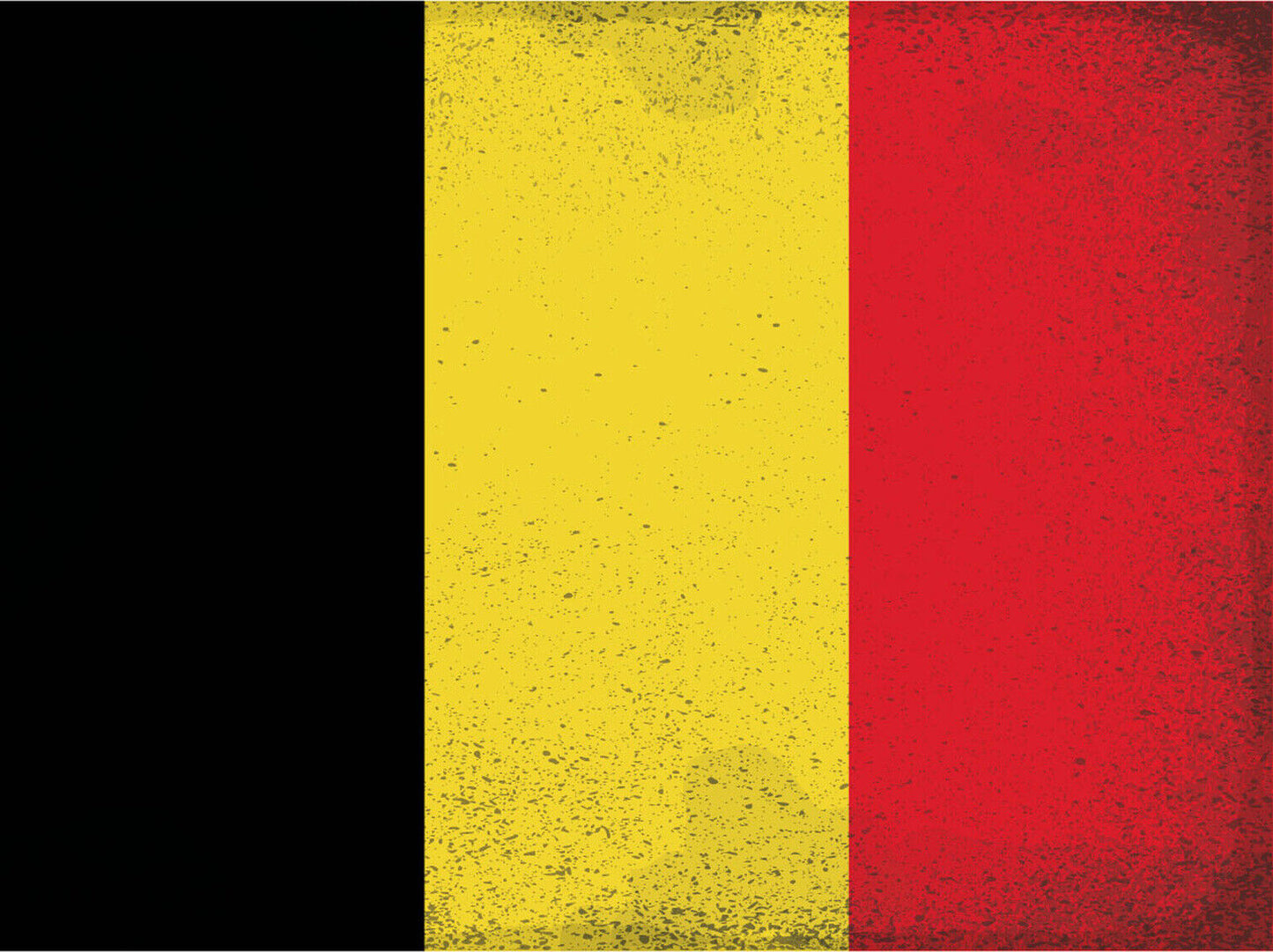 Schild Spruch Nationalflagge Belgien JW