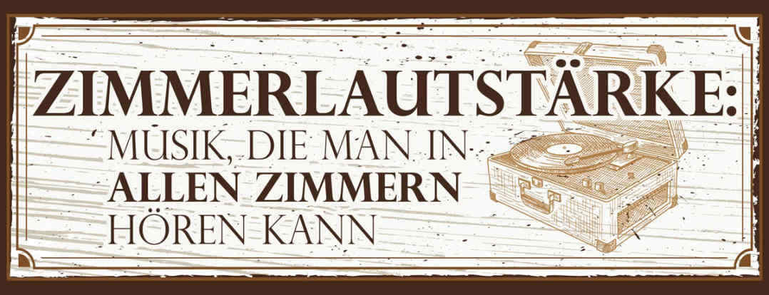 Schild Zimmer Lautstärke Musik Die Man In allen Zimmern Hören Kann 27x10