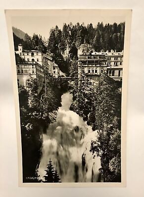 AK, Bad Gastein, Wasserfall, Hotel Straubinger 110302 BW!)