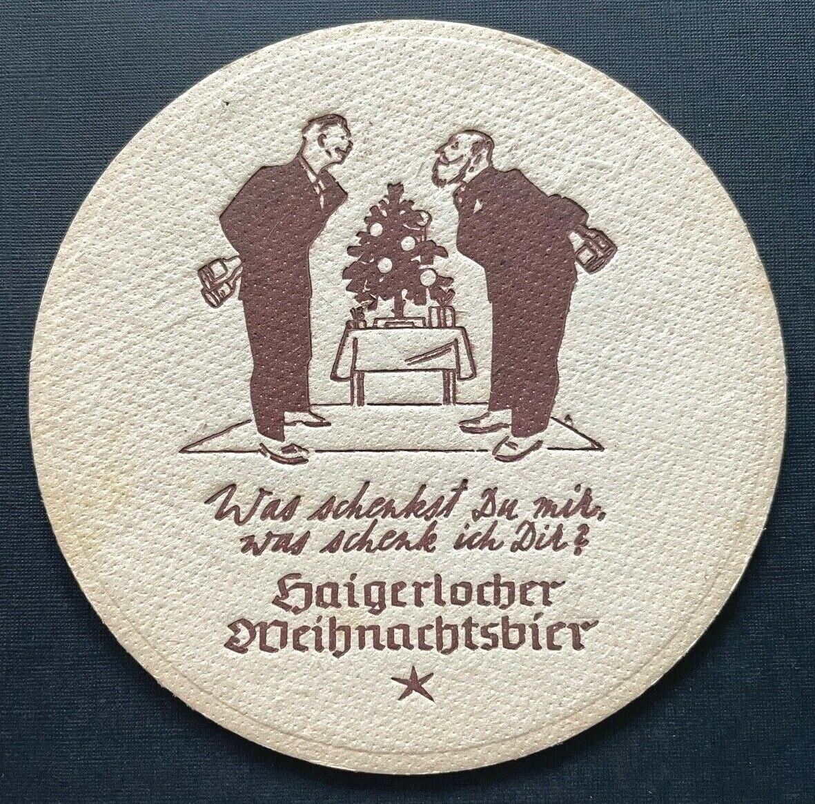 Bierdeckel Haigerlocher Schlossbräu Brauerei Baden-Württemberg Haigerloch