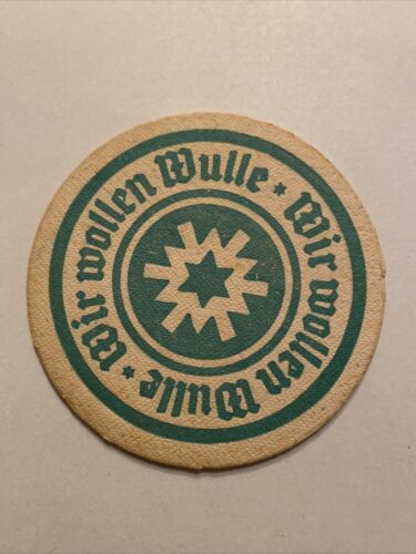 Bierdeckel Wir Wollen Wulle