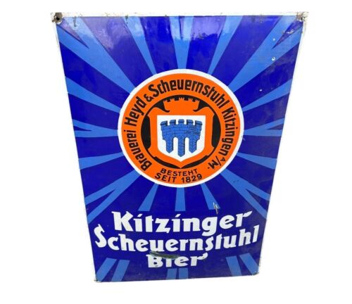 Kitzinger Scheuernstuhl Bier ca 50 X 75 Original Schild