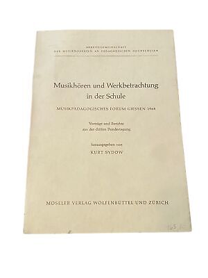 1616 MUSIKHÖREN UND WERKBETRACHTUNG IN DER SCHULE MUSIKPÄDAGOGISCHES GIESSEN