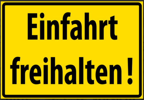 Nostalgie Spruch Schild Auto Einfahrt Verboten 20x30