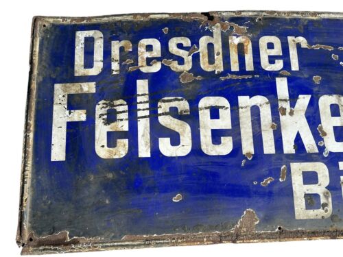 Rarität Dresdner Felsenkeller Biere Dresden Schild  siehe Zustand 117x60 cm