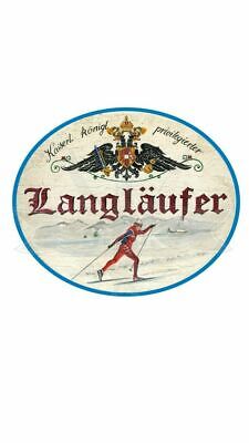 KuK Nostalgie Holzschild "Langläufer"