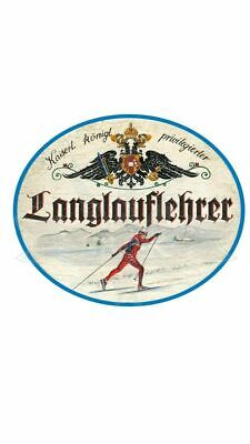 KuK Nostalgie Holzschild "Langlauflehrer"