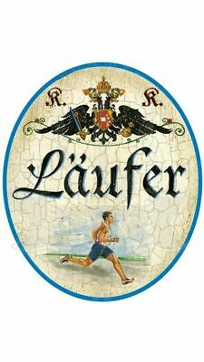 KuK Nostalgie Holzschild "Läufer"