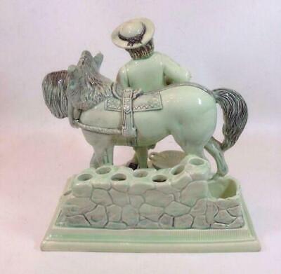 Eichwald Figur Knabe mit Pferd Horse  19 Jhdt. 12554