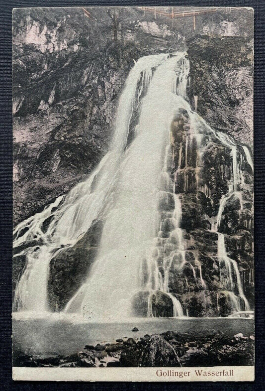 Gollinger Wasserfall Fels Berg Salzburg Österreich 402649 TH C