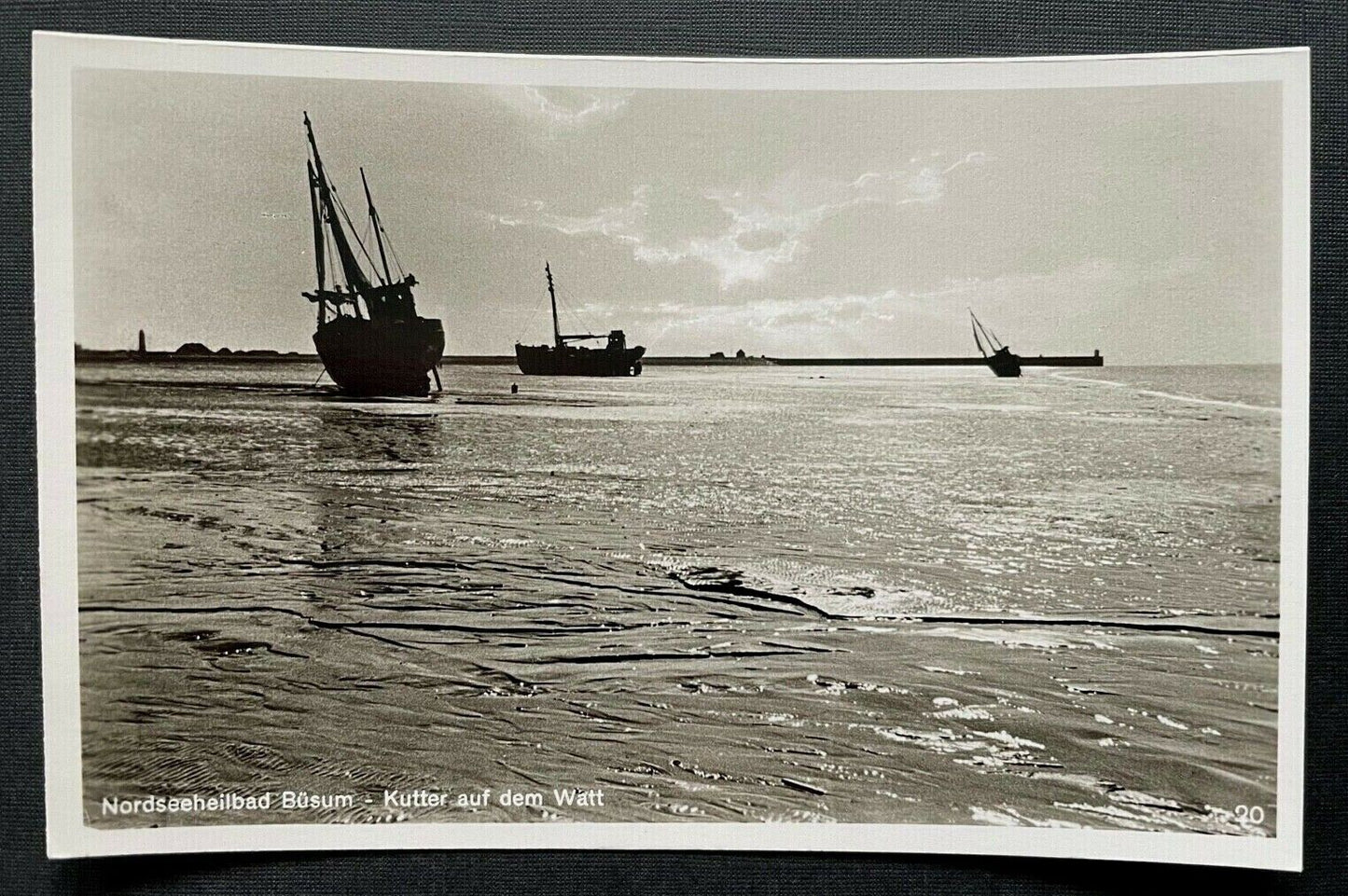 Nordseeheilbad Büsum Kutter a.d. Watt Schleswig-Holstein Deutschland 402613 TH C