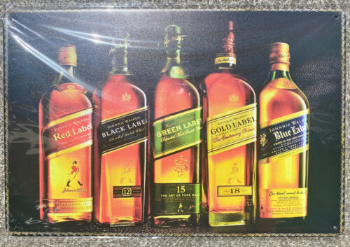 Red Label Black Label Whiskey Schild 30x20 70001