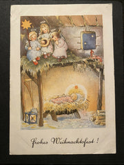 Künstlerkarte Elfriede Türr Engel Jesuskind Frohes Weihnachtsfest Weihn 80172