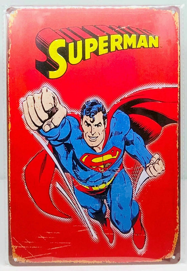 Nostalgie Nostalgie Vintage Retro Schild "SUPERMAN" 30x20 12054