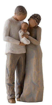 Willow Tree Figur We are Three Modell 27268 23cm Wir sind drei 50265