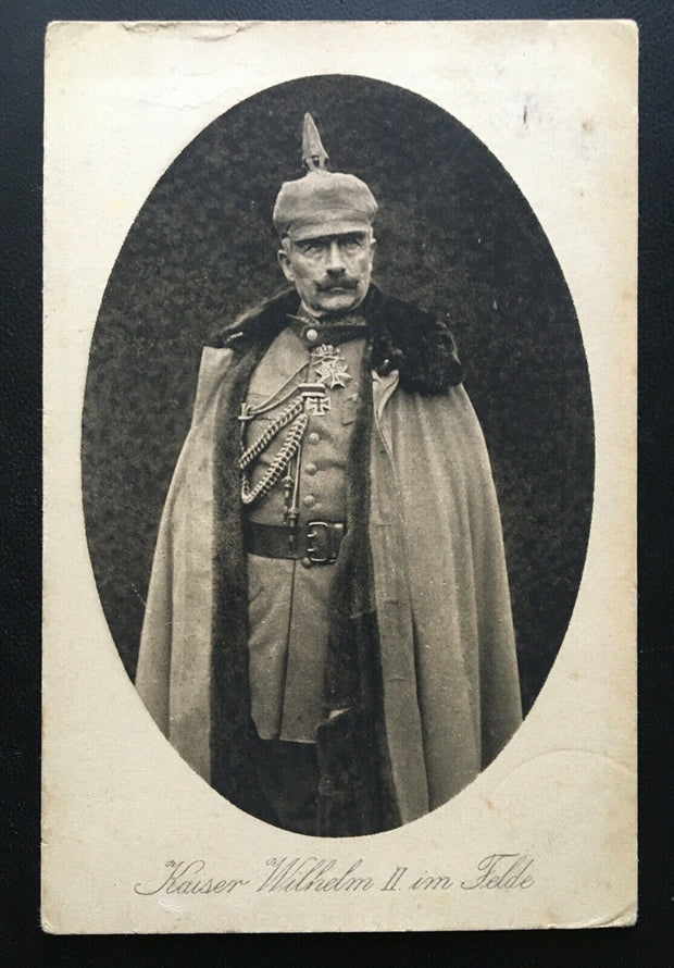 Kaiser Wilhelm II. im Felde - Porträt - Soldaten Militär Krieg 400613 TH