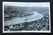 Blick v. Kamp Boppard Rhein Fluss Schiff Rheinland-Pfalz Deutschland 4006471 TH