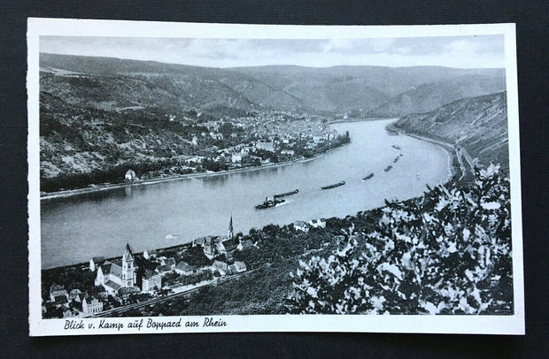 Blick v. Kamp Boppard Rhein Fluss Schiff Rheinland-Pfalz Deutschland 4006471 TH