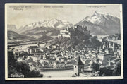 Salzburg Stadt Festung Berge Paß Lueg Hoher Göll Untersberg Österreich 402394 TH