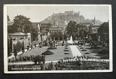 Salzburg Mirabellgarten Schloss Springbrunnen Festung Burg Österreich 402393 TH