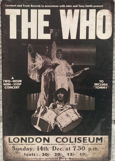The Who Musik Band  Schild 30x20 70015